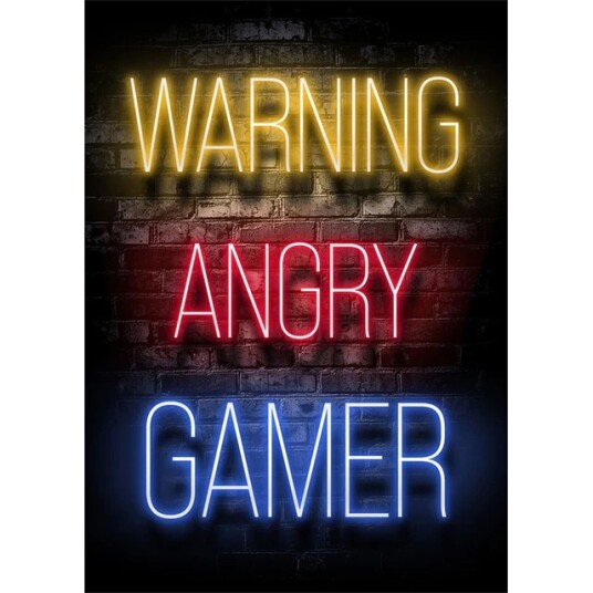 Plakat Warning
