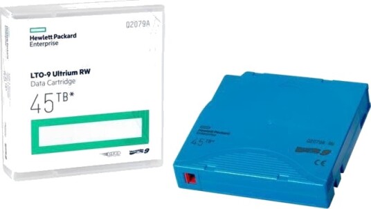 Hewlett Packard Enterprise HPE LTO-9 ULTRIUM 45TB RW DATA CARTRIDGE INT Hewlett Packard Enterprise HPE LTO-9 ULTRIUM 45TB RW DATA CARTRIDGE INT