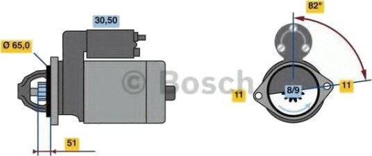 BOSCH 0 986 023 470 Starter