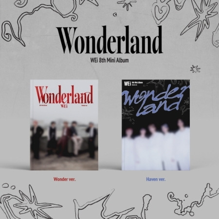 Wei Wonderland Random Cover incl. 92pg Photobook, 5 Photocards, Snap Photo, 2 Polaroid Photocard + Folding Poster CD