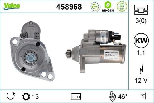 VALEO 458968 Starter
