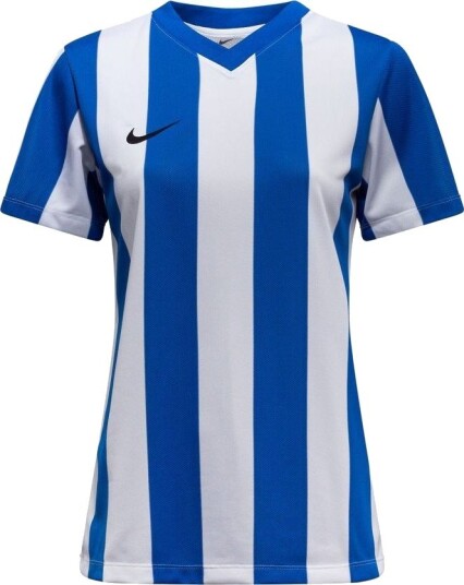 Nike Spillerdrakt Dri FIT Striped Division V   Hvit/Blå/Svart Kvinner størrelse Large