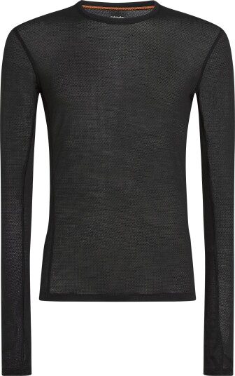 Icebreaker M Mer 75 Cool-lite Featherlight Ls Crewe Black S Icebreaker M Mer 75 Cool-lite Featherlight Ls Crewe Black S
