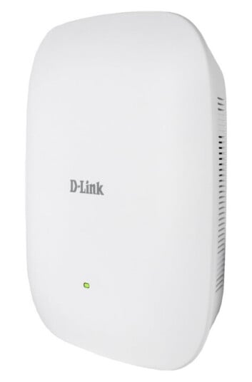 D-Link DAP-X2850 Wi-Fi 6 Trådløst Tilgangspunkt med PoE, 3600 Mbit/s, Vegg/Tak-Monterbar, Hvit