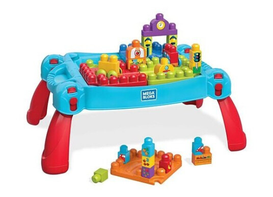 Mega Bloks Build ''N Learn Table Byggesett 1 År Plast 30 Stykker 2,99 Kg Mega Bloks Build ''N Learn Table Byggesett 1 År Plast 30 Stykker 2,99 Kg