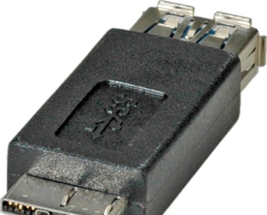 Roline Usb 3.0 Adapter Usb 3.0 Micro B Usb3.0 A Sort