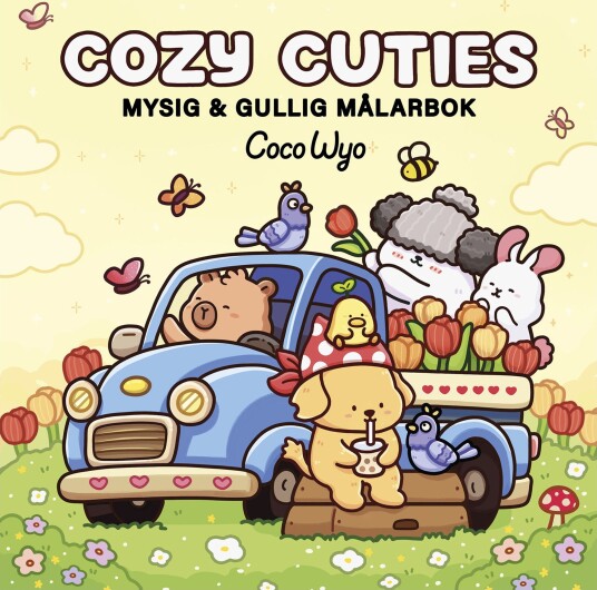 Legind A/S Cozy Cuties Fargeleggingsbok Legind A/S Cozy Cuties Fargeleggingsbok