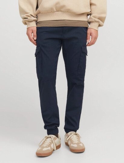 Jack & Jones Jpstpaul Flake Cargo Navy Blazer Noos - Navy - 34 x 34