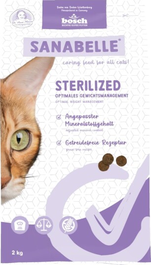 Sanabelle Tørrfôr Sterilised 2 kg