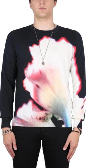Alexander McQueen Herre Strikkevarer Flerfarget L,