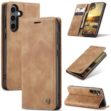 Caseme 013 Series Samsung Galaxy S25 Lommebok deksel Brun Caseme 013 Series Samsung Galaxy S25 Lommebok deksel Brun