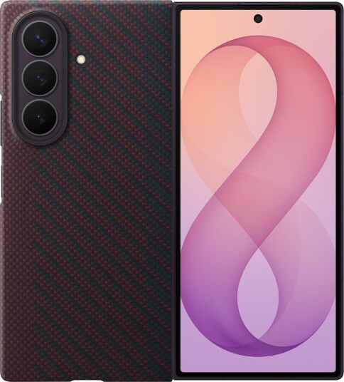 Samsung Galaxy Z Fold8 Ultra MagSafe Karbon Mobildeksel - Techno Violet