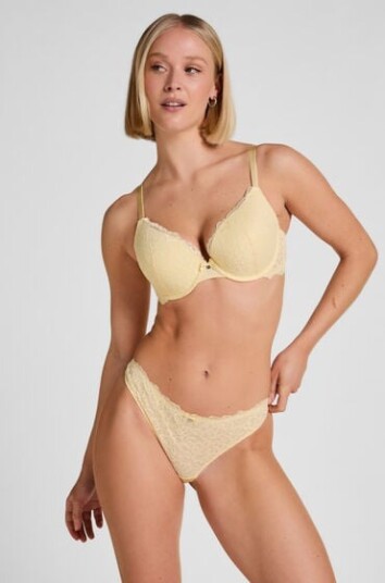 Hunkemöller G streng Marine Gul