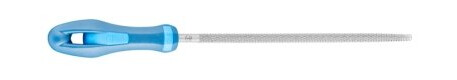 Pferd 11234257, Rasp, Rund Fil, Tre, Blå, 11,5 Mm, 250 Mm Pferd 11234257, Rasp, Rund Fil, Tre, Blå, 11,5 Mm, 250 Mm