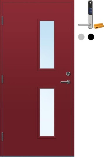 Ytterdør Bygg1 Stange med Yale Doorman Classic Home