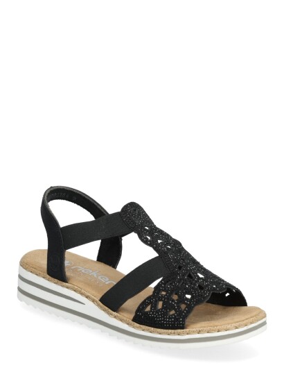 Rieker Rieker Ladies" Sandals V0646 00 Black Black 40