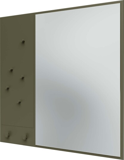 Memo Wall Mirror With Notice Board Oregano