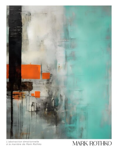 Plakat Følelsesmessig Abstraksjon av Mark Rothko Plakat Følelsesmessig Abstraksjon av Mark Rothko