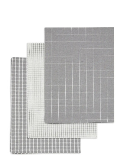 Engholm Textiles Petit Viskestykker Recycle - Grey - 50X70 Engholm Textiles Petit Viskestykker Recycle - Grey - 50X70