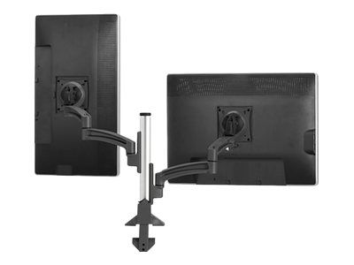 Chief Kontour Articulating Colum Dual Monitor Desk Mount - For Displays 10-32" - Black monteringssett - for 2 LCD-skjermer - svart