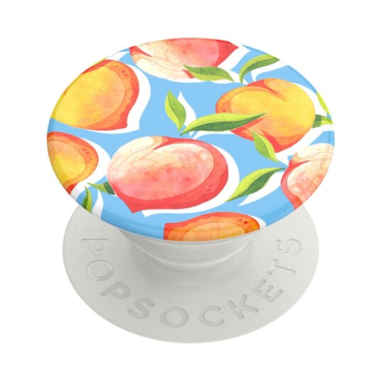 Popsockets Just Peachy Gloss Avtagbart Grip med Stativfunksj