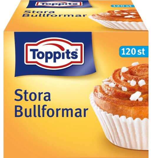 Toppits Store Muffinsformer   16 esker ?? 120 stk