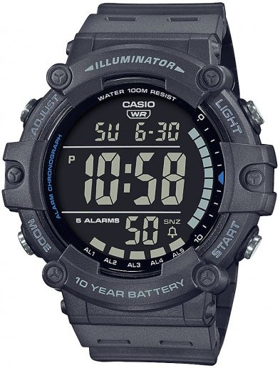 Casio Herreklokke AE 1500WH 8BVEF Collection LCD/Resinplast Ø51 mm