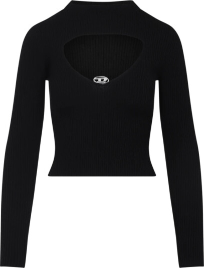Diesel Dame Topper Svart 2XS,
