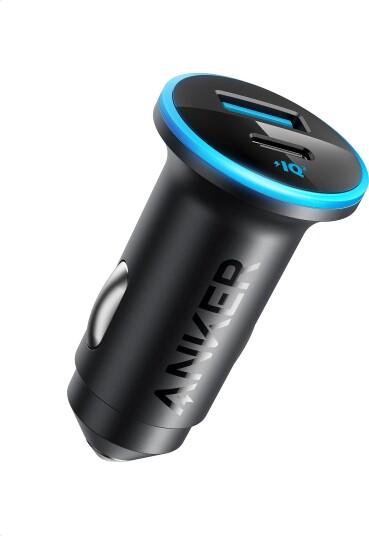 Anker 323 Bilstrømadapter 52.5W Hurtiglading USB-C Svart Anker 323 Bilstrømadapter 52.5W Hurtiglading USB-C Svart