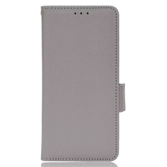 INCOVER Asus Zenfone 10 / 9 Skinn Flipdeksel med Lommebok - Grå