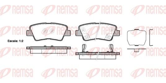 Bremseklosser REMSA 1362.02