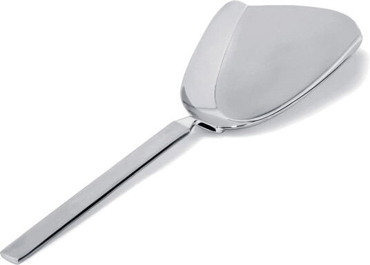 Alessi Risotto Spoon I 18/10 Stainless Steel Mirror Polished Med Matte Handtag   Silver   ONE SIZE