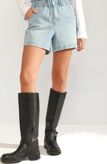 Nümph Nululu Denim Shorts   Blue   34