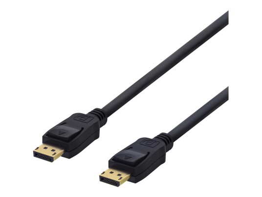 Deltaco DisplayPort-kabel 2 m 4K 21,6 Gbit/s Svart Deltaco DisplayPort-kabel 2 m 4K 21,6 Gbit/s Svart