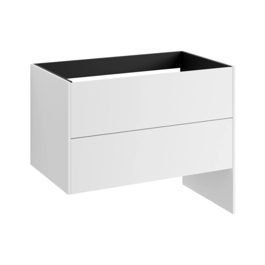 Vikingbad Fay Servantskap med Lang Sideplate Hvit Matt / 100cm Vikingbad Fay Servantskap med Lang Sideplate Hvit Matt / 100cm