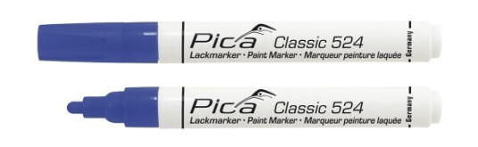Pica Classic Mærkepen Blå 2-4mm Rund Spiss for Håndverktøy Pica Classic Mærkepen Blå 2-4mm Rund Spiss for Håndverktøy
