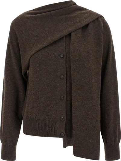 Ferragamo Dame Strikkevarer Brun S, Ferragamo Dame Strikkevarer Brun S,