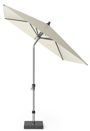 Platinum Riva parasoll Varmhvit/grå exkl. parasollfot 2,5 x 2 m Hvit