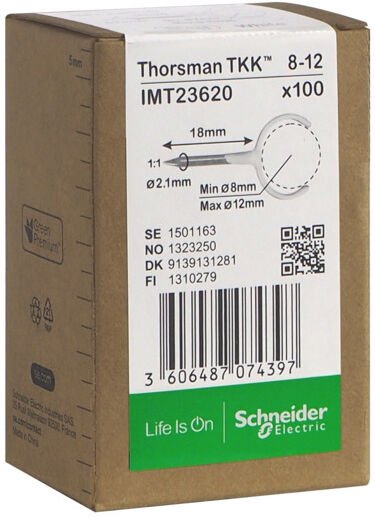 THORSMAN Metallklammer TKK 8-12 spiker 18mm 100stk - 1323250 THORSMAN Metallklammer TKK 8-12 spiker 18mm 100stk - 1323250