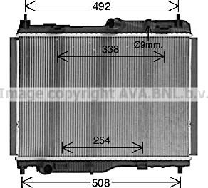 PRASCO FD2681 Radiator motorkjøling PRASCO FD2681 Radiator motorkjøling