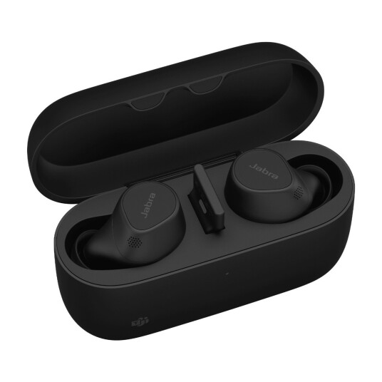 Jabra Evolve2 Buds - With Wireless Charging Pad True Wireless-hodetelefoner Usb-a Via Bluetooth-adapter Microsoft Teams Stereo Svart