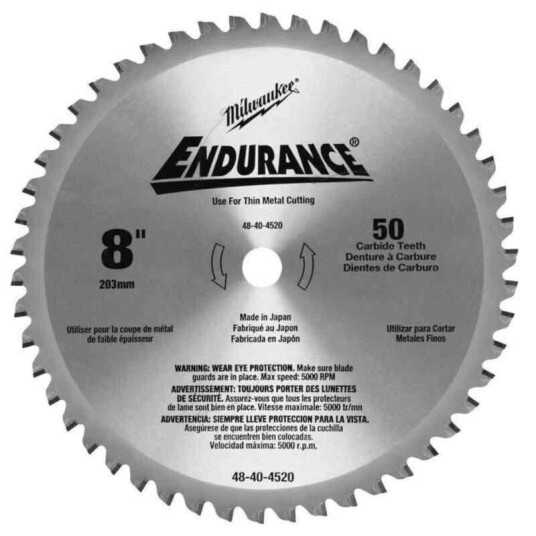 Milwaukee Sirkelsagblad for stål metall Ø203X15.87X1.8mm 50T