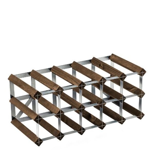 Traditional Wine Rack Vinstativ 15 flasker mørk eik Traditional Wine Rack Vinstativ 15 flasker mørk eik
