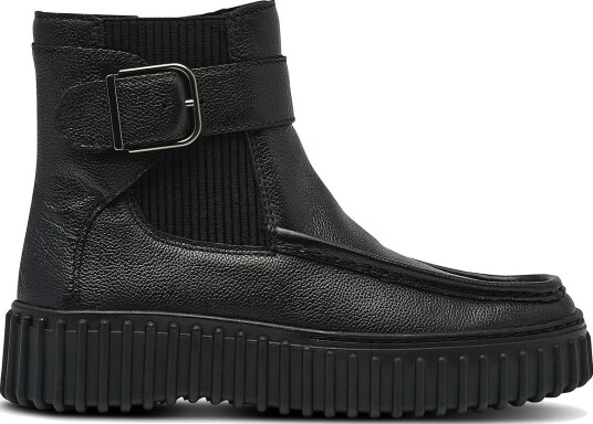 Clarks Boots Torhill Buckle D Svart