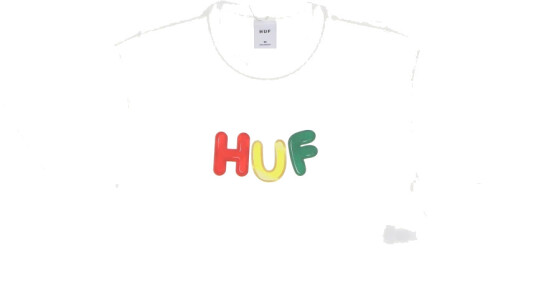HUF Dame Topper Hvit M,