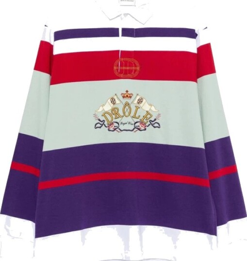 Drole de Monsieur Herre Topper Flerfarget L, Drole de Monsieur Herre Topper Flerfarget L,