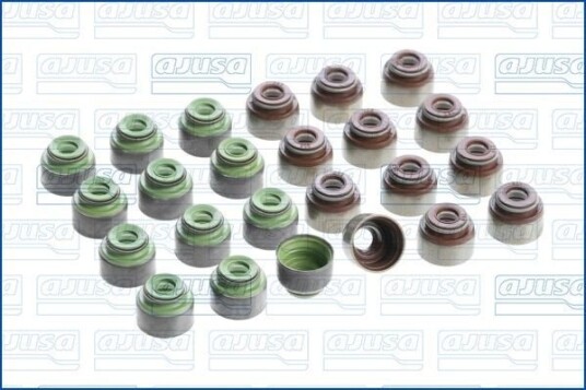 AJUSA 57057400 Pakningssett, ventilstamme AJUSA 57057400 Pakningssett, ventilstamme