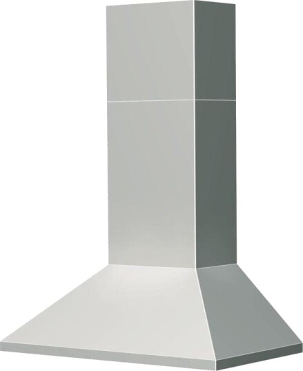 Røroshetta Pyramide Sense Ventilator Vegghengt Børstet Stål / 60cm Balansert Ventilasjon