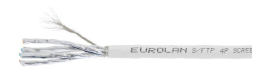 Eurolan 19D-F7-23WT-R500 Datakabel C7, S/FTP, LSZH, Dca Trommel