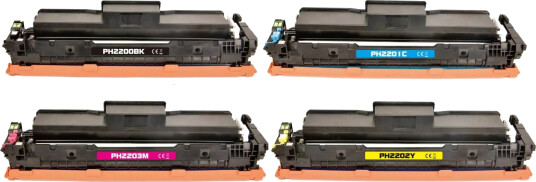 TB Tonerpakke Sort/Cyan/Magenta/Gul (2.000/3x1.800 sider) TB Premium toner